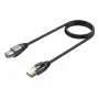 Καλώδιο δικτύου UNITEK C18149AGY03-2M RJ-45 Cat8 2m μαύρο