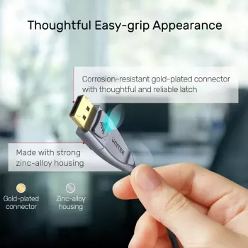 Καλώδιο DisplayPort UNITEK C1617GY 15 m