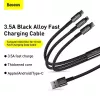 Καλώδιο USB 3-in-1 Baseus Tungsten Gold CAMLTWJ-01