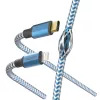 Hama Reflective καλώδιο 1,5 m μπλε Lightning σε USB-C 3 A