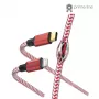 Hama Reflective καλώδιο 1,5 m κόκκινο Lightning σε USB-C 3 A