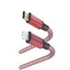 Hama Reflective καλώδιο 1,5 m κόκκινο Lightning σε USB-C 3 A