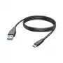 Hama 00201597 καλώδιο USB USB 2.0 3 m USB C USB A μαύρο