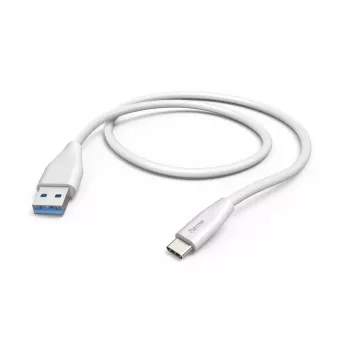 Hama 00201596 καλώδιο USB USB 2.0 1,5 m USB A USB C λευκό