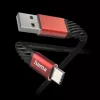 Hama Extreme καλώδιο USB USB 2.0 1,5 m USB A USB C μαύρο, κόκκινο