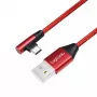 Καλώδιο USB LogiLink CU0146 USB 2.0 1 m USB A USB C κόκκινο