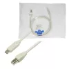 Καλώδιο USB LogiLink CU0160 USB 2.0 1m USB-C USB-B λευκό