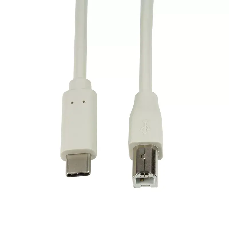 Καλώδιο USB LogiLink CU0160 USB 2.0 1m USB-C USB-B λευκό