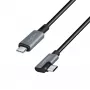 Καλώδιο USB LogiLink CU0183 2m USB-C μαύρο ασημί USB 2.0