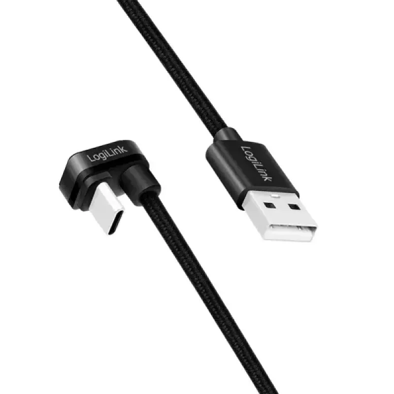 LogiLink CU0192 καλώδιο USB USB 2.0 1 m USB A USB C μαύρο