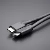 Qoltec 52352 καλώδιο USB-C σε USB-C, USB 3.1, 5 Gbit/s, 2,5 m, μαύρο