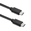 Qoltec 52352 καλώδιο USB-C σε USB-C, USB 3.1, 5 Gbit/s, 2,5 m, μαύρο