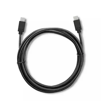 Qoltec 52352 καλώδιο USB-C σε USB-C, USB 3.1, 5 Gbit/s, 2,5 m, μαύρο
