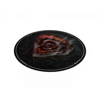 Χαλί καρέκλας GENESIS Tellur 400 Round Lava πολύχρωμο ύφασμα λάστιχο