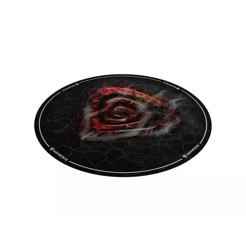 Χαλί καρέκλας GENESIS Tellur 400 Round Lava πολύχρωμο ύφασμα λάστιχο