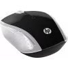 HP Wireless Ποντίκι 200 (Pike Silver), αμφιδέξιο, οπτικό, RF Wireless, 1000 DPI, Ασημί