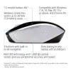 HP Wireless Ποντίκι 200 (Pike Silver), αμφιδέξιο, οπτικό, RF Wireless, 1000 DPI, Ασημί