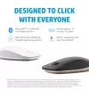 HP 410 λεπτό Silver ποντίκι Bluetooth, αμφιδέξιο, Bluetooth, 2000 dpi, Ασημί