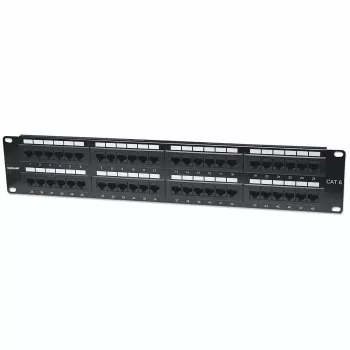 Intellinet Patch Panel, Cat6, UTP, 48-Port, 2U, μαύρο