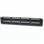 Intellinet Patch Panel, Cat6, UTP, 48-Port, 2U, μαύρο