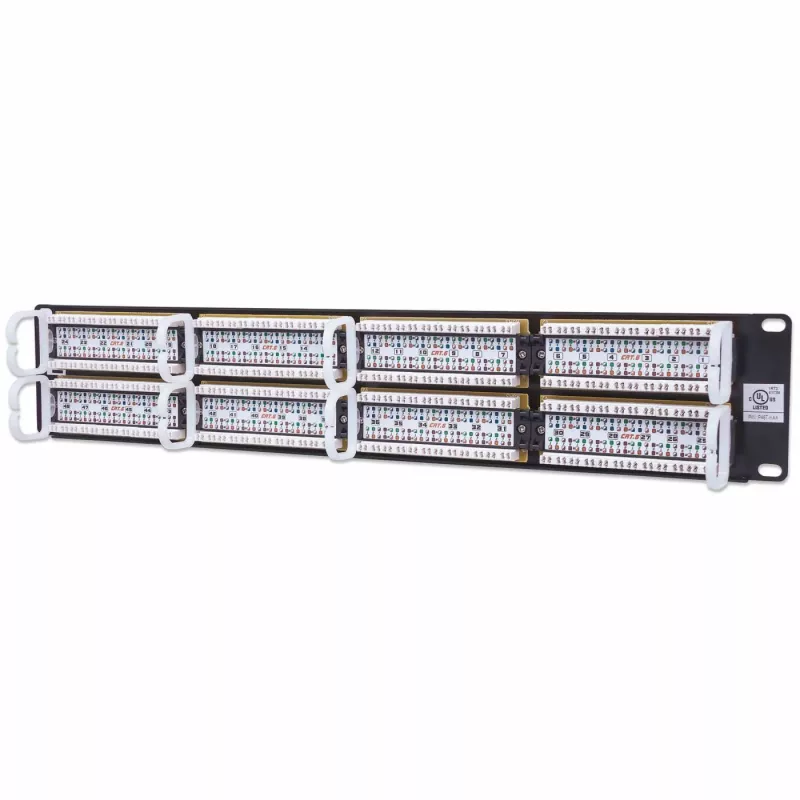 Intellinet Patch Panel, Cat6, UTP, 48-Port, 2U, μαύρο