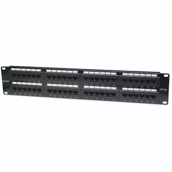 Intellinet Patch Panel, Cat5e, UTP, 48-Port, 2U, μαύρο