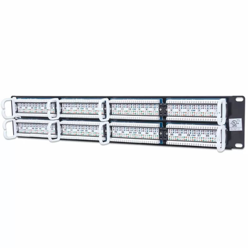 Intellinet Patch Panel, Cat5e, UTP, 48-Port, 2U, μαύρο