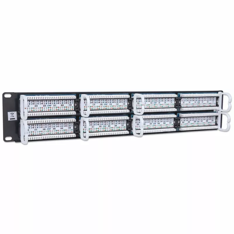 Intellinet Patch Panel, Cat5e, UTP, 48-Port, 2U, μαύρο