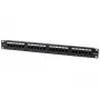 Techly 022861 I-PP 24-RU-C5ET patch panel 19 ιντσών, 24 θυρών Cat5e UTP, 1U, μαύρο