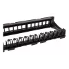 Techly αρθρωτό patch panel 24 θέσεις UTP με αφαιρούμενα modules 1HE μαύρο