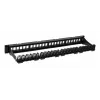Techly αρθρωτό patch panel 24 θέσεις UTP με αφαιρούμενα modules 1HE μαύρο