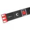 Πολύπριζο Techly Rack 19 inch Power Strip 1U 8 έξοδοι C13