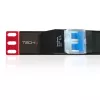 Techly 100471 PDU rack 19 ιντσών 1U πολύπριζο, 6x Schuko, 250 V/16 A, καλώδιο 3 m, διπλός διακόπτης, μαύρο