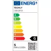 Techly 026289 Μαγνητικό πάνελ φωτισμού LED για ερμάριο rack 19 ιντσών, αισθητήρας κίνησης και αφής, τροφοδοτικό 12 V DC, καλώδιο 3 m