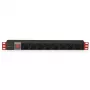 Μονάδα διανομής ισχύος (PDU) Techly I-CASE STRIP-18C20 8 έξοδοι AC 1U μαύρο, κόκκινο