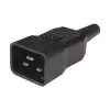Μονάδα διανομής ισχύος (PDU) Techly I-CASE STRIP-18C20 8 έξοδοι AC 1U μαύρο, κόκκινο
