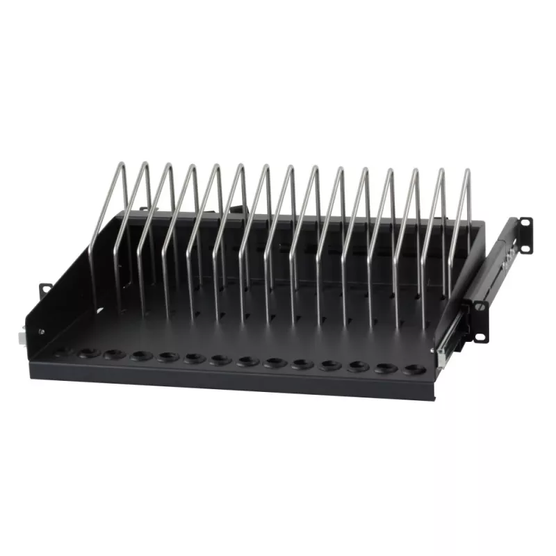 Ράφι rack Techly I-CABINET-TRAY14BK μαύρο 4U 19 inch