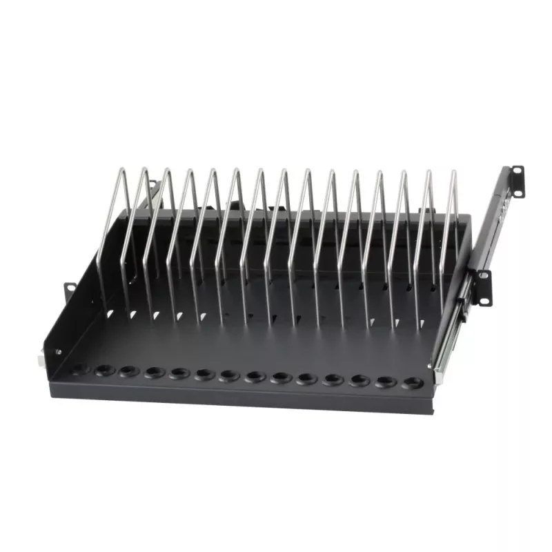 Ράφι rack Techly I-CABINET-TRAY14BK μαύρο 4U 19 inch