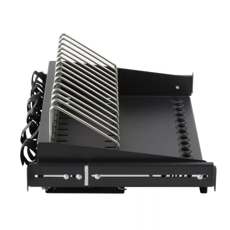 Ράφι rack Techly I-CABINET-TRAY14BK μαύρο 4U 19 inch