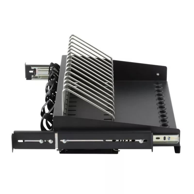 Ράφι rack Techly I-CABINET-TRAY14BK μαύρο 4U 19 inch