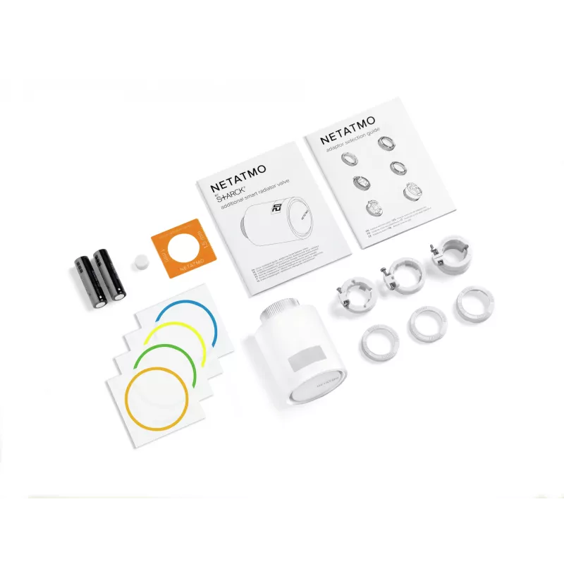 Netatmo NAV-EN Πρόσθετη έξυπνη βαλβίδα καλοριφέρ, λευκό