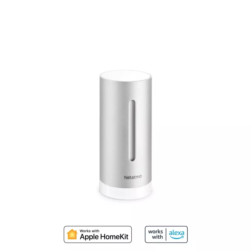 Netatmo Πρόσθετη έξυπνη εσωτερική μονάδα, ασύρματη, 0,3°, 3%, duralumin, αλουμίνιο, AAA