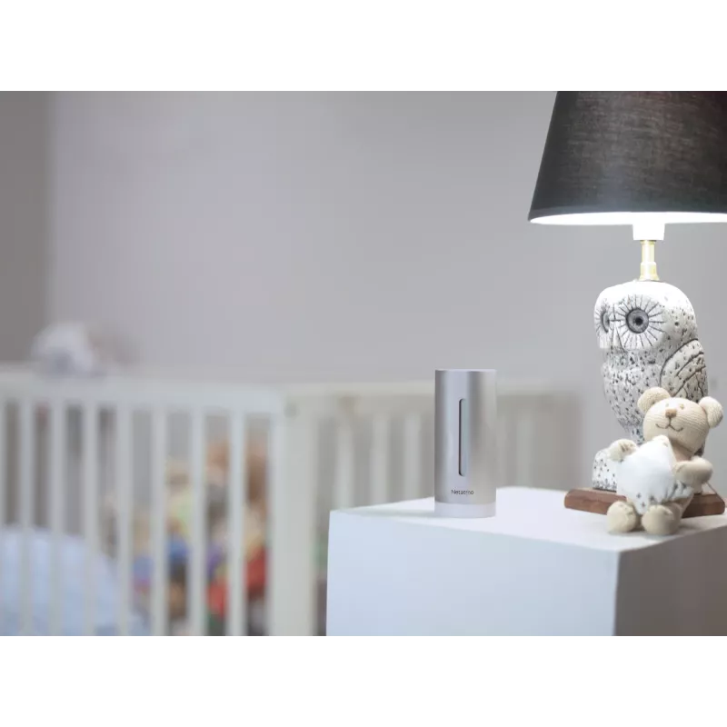 Netatmo Πρόσθετη έξυπνη εσωτερική μονάδα, ασύρματη, 0,3°, 3%, duralumin, αλουμίνιο, AAA