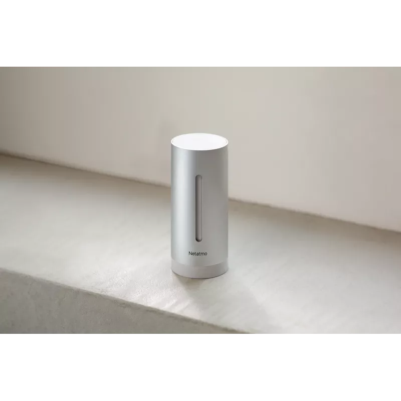 Netatmo Πρόσθετη έξυπνη εσωτερική μονάδα, ασύρματη, 0,3°, 3%, duralumin, αλουμίνιο, AAA