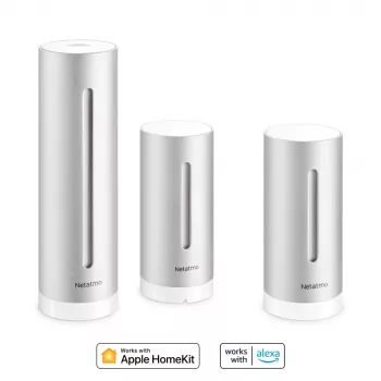 Netatmo Indoor Pack «Έξυπνος μετεωρολογικός σταθμός + Πρόσθετη έξυπνη εσωτερική μονάδα»