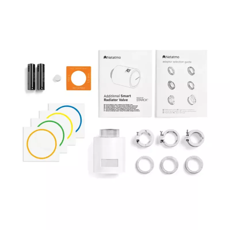 Έξυπνες βαλβίδες καλοριφέρ Netatmo Pack: 3 πρόσθετες έξυπνες βαλβίδες καλοριφέρ
