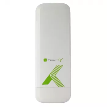 Techly I-WL-CPE880 (108439) CPE εξωτερικού χώρου / σημείο πρόσβασης / επαναλήπτης, Wi-Fi 802.11n, 5,8 GHz, 15 dBi, 300 Mbps, γέφυρα Point-to-Point / Point-to-Multipoint