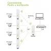 Techly I-WL-CPE880 (108439) CPE εξωτερικού χώρου / σημείο πρόσβασης / επαναλήπτης, Wi-Fi 802.11n, 5,8 GHz, 15 dBi, 300 Mbps, γέφυρα Point-to-Point / Point-to-Multipoint