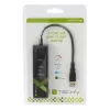 Techly IDATA-USB-ETGIGA-3U2 (105803) προσαρμογέας USB 3.0 σε Gigabit Ethernet με διανομέα USB 3.0 3 θυρών, USB-A, RJ45, αλουμίνιο