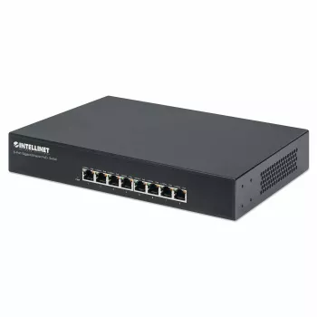Intellinet 8-Port Gigabit Ethernet PoE+ Switch, 8 x Θύρες PoE, IEEE 802.3at/af Power-over-Ethernet (PoE+/PoE), Endspan, Desktop, Box